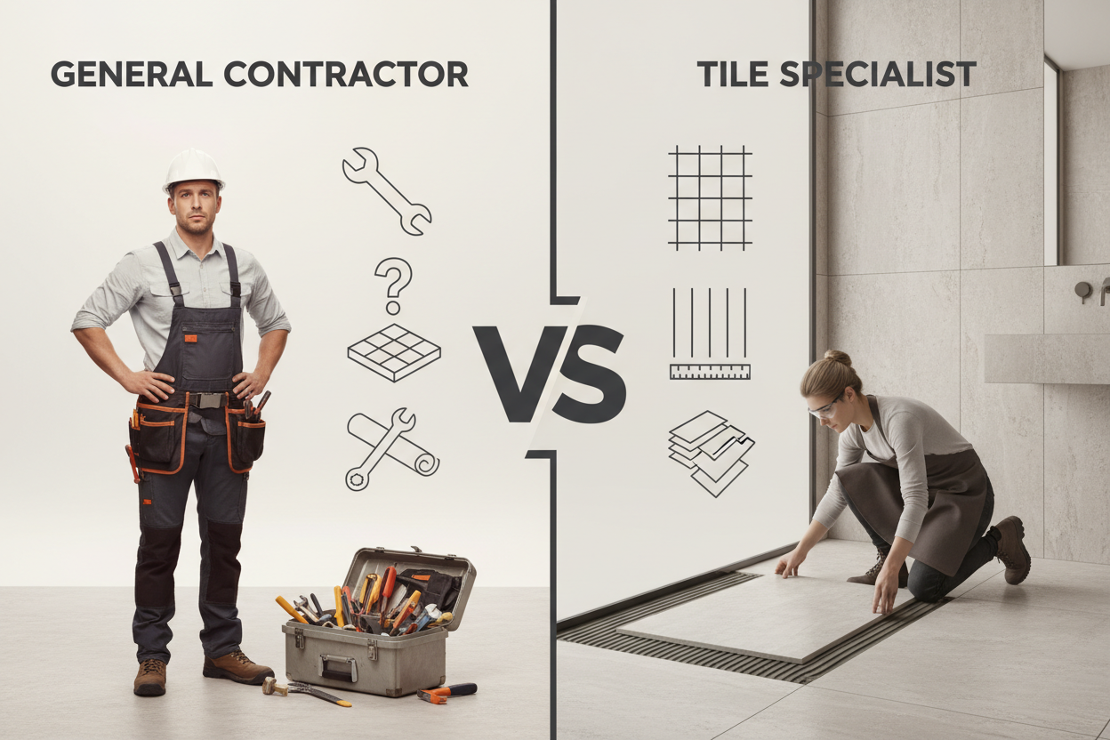 Should I Hire a Tile Contractor or a General Contractor for a Shower Install?