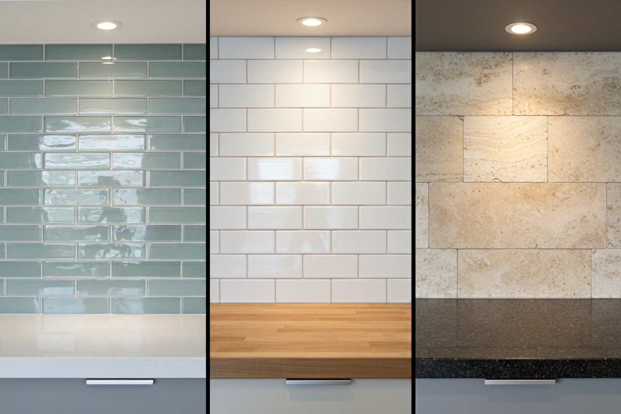 Choosing the Perfect Kitchen Backsplash: Glass, Stone, or Ceramic?