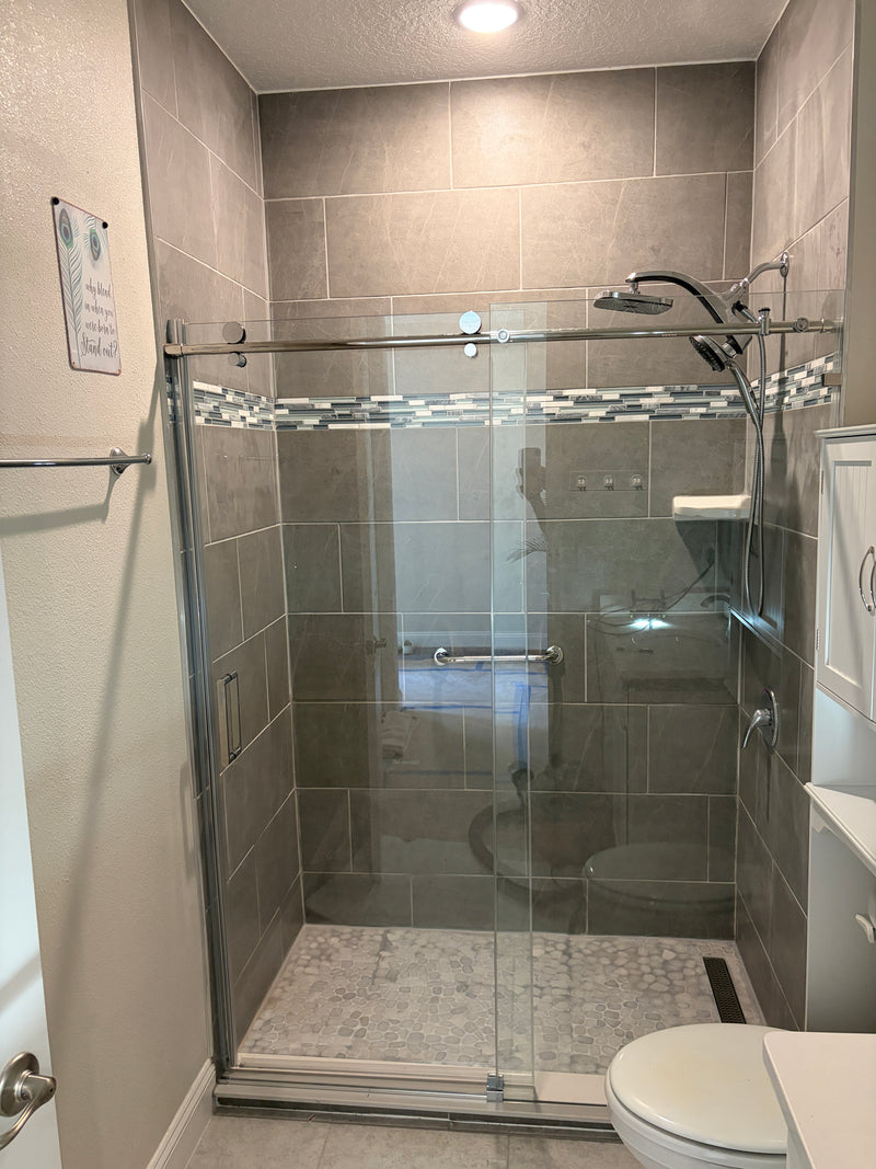Tub to Shower Conversion in Fernandina Beach, FL by Sand & Stone Tile