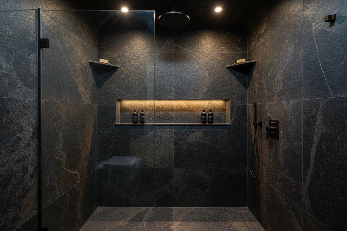 Rainfall Shower Heads design idea for a Jacksonville and Nassau County bathroom